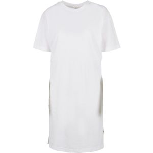 Urban Classics Dress Organic Oversized Slit Big T-shirt Met Korte Mouwen