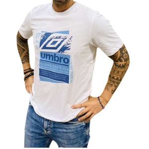 Umbro Layered Box Logo Graphic T-shirt Met Korte Mouwen