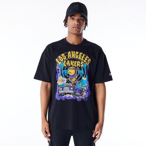 New Era Grphc Drp Shldr La Lakers T-shirt Met Korte Mouwen