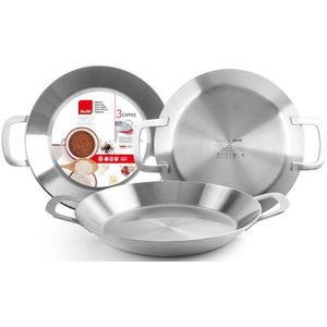 Ibili Tricapa Roestvrij 34 Cm Paella Pan