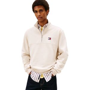 Badge Half Zip Sweatshirt