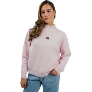 Mockneck Badge Sweater