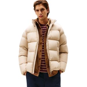 Tommy Hilfiger - Down Stand Puffer - Jas - Beige - Heren