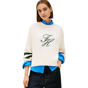 Textured Graphic Sweater