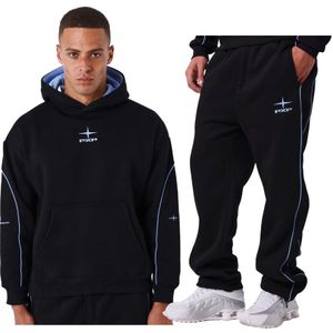 Jogging Set Zwart/Blauw