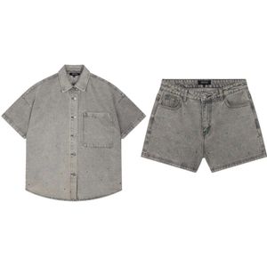 Oversized Denim Blouse Didi + Zaar Short
