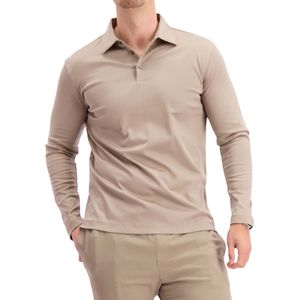 Polo Long Sleeve Taupe