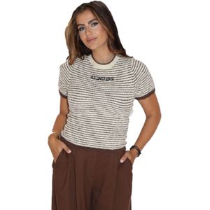 Reinders - Selena Stripes Top - Bruin - Peplum Top