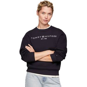 Tommy Hilfiger Sweater met Logo Donkerblauw