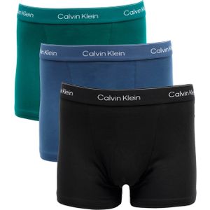 Calvin Klein Underwear - ICON COTTON STRETCH - Boxershorts - Blauw - Set van 3