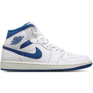 Jordan 1 Mid Herren Schuhe - Weiß - Größe: 40.5 - Leder, Synthetik - Foot Locker