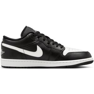 Jordan 1 Low Herren Schuhe - Schwarz - Größe: 44 - Leder - Foot Locker