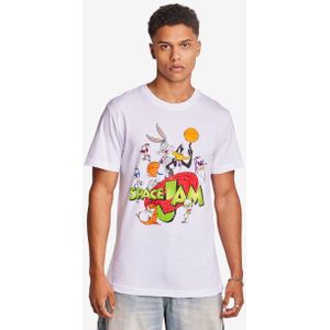 MERCHCODE Space Jam Herren T-Shirts - Weiß - Größe: L - Foot Locker