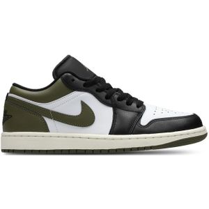Jordan 1 Low Herren Schuhe - Schwarz - Größe: 45 - Leder - Foot Locker