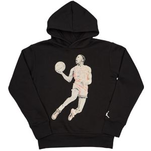 Jordan Air Unisex Kapuzenpullover - Schwarz - Größe: 158 - 170 CM - Baumwoll-Fleece - Foot Locker