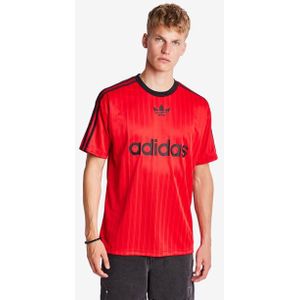 Adidas Football Herren T-Shirts - Rot - Größe: S - Poly Jersey - Foot Locker