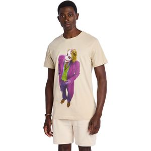 MERCHCODE Joker Herren T-Shirts - Beige - Größe: S - Baumwoll-Jersey - Foot Locker