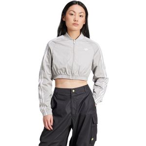 Adidas Adicolor Damen Trainingsoberteile - Grau - Größe: 38 - Nylon - Foot Locker