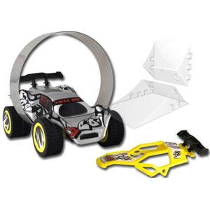 Trixx 360 Stuntcar grijs incl. 2 Stuntramps