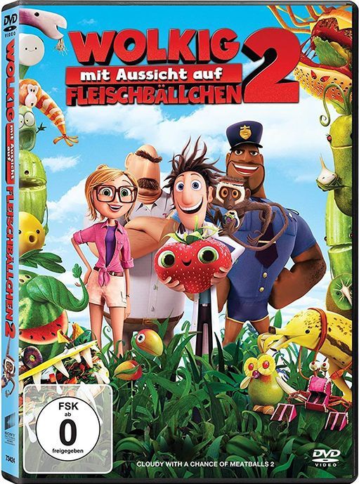 Wolkig mit Aussicht auf Fleischballchen 2 - Duits (DVD)