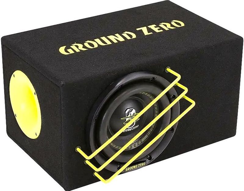 Ground Zero GZRB 20SPL - Autosubwoofer - 8â€ SPL Geventileerde Subwoofer met Behuizing - 1000 Watt - Showroommodel