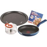 Tefal G805S304 - Chefclub Koekenpan 24 Cm + Hakmolen + Pizzaplaat