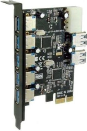Sedna - SE-PCIE-USB3-07 - Controlekaart - PCIe 7-poorts USB 3.0 - Tot 5,0 Gbit/s
