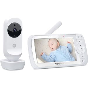 Motorola EASE35 - Babyfoon met camera - Nachtzicht - Thermometer â€“ Walkietalkie functie - Showroommodel