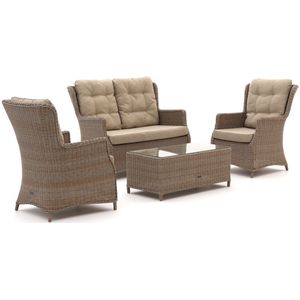 Intenso Milano stoel-bank loungeset 4-zits 4-delig
