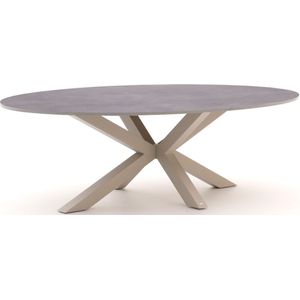 Bellagio Induno Ellips dining tuintafel 200x110cm