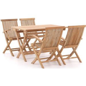 Sunyard Leeds/Preston 120cm dining tuinset 5-delig