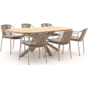 Bellagio Fazzio/Orneto 220cm dining tuinset 7-delig