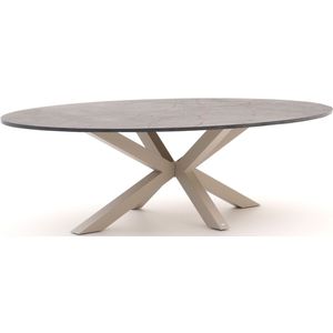 Bellagio Induno Ellips dining tuintafel 200x110cm