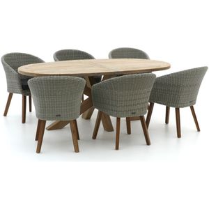 Intenso Tropea/ROUGH-Y Ellips 200cm dining tuinset 7-delig