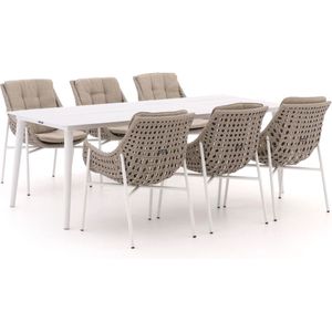 Manifesto Novara/Sora 220cm dining tuinset 7-delig