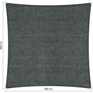 Shadow schaduwdoek, vierkant, afmeting 3 x 3 m - deep grey