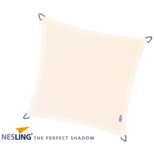 Nesling Dreamsail schaduwdoek, vierkant, afmeting 5 x 5 m, creme