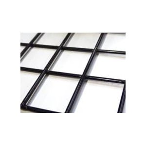 Gaaspaneel - Zwart geplastificeerd - maas 10x10 cm -  afm. 180 x 180 cm