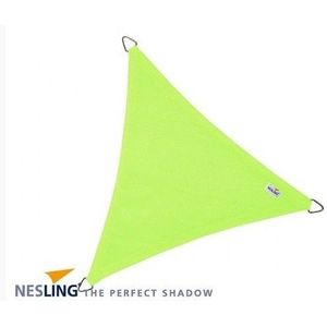 Nesling Coolfit schaduwdoek, driehoek, afmeting 3,6 x 3,6 x 3,6 m, lime groen