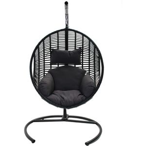Hangstoel Dusty relax - Black, showmodel