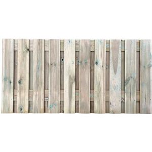 Tuinscherm, 21-planks, afm. 180 x 90 cm geïmpregneerd grenen