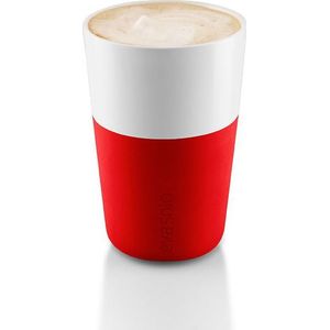 Eva Solo Caffé latte mok, inhoud 360 ml, rood, per 2 st.