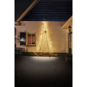 Fairybell muurkerstboom, 4 meter, 240 LEDs, warm white