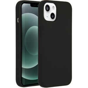 Accezz Liquid Silicone Backcover voor de iPhone 13 Mini - Zwart