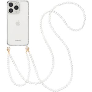 imoshion Backcover met koord + armband voor de Apple iPhone 15 Pro Max - Parels