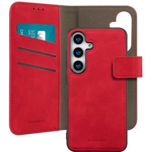 imoshion Uitneembare 2-in-1 Luxe Bookcase voor de Samsung Galaxy S25 - Rood