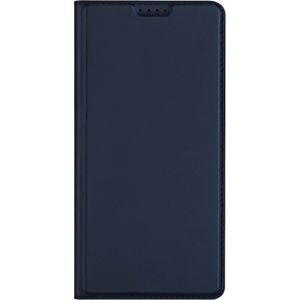 Dux Ducis Slim Softcase Bookcase voor de Xiaomi Redmi A3 - Donkerblauw