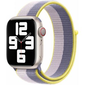 Sport Loop Band voor de Apple Watch Series 1-9 / SE - 38/40/41 mm - Lavender Gray/Light Lilac