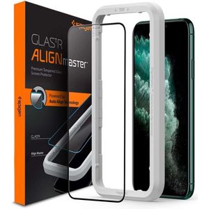 Spigen AlignMaster Full Cover Screenprotector voor de iPhone 11 Pro Max