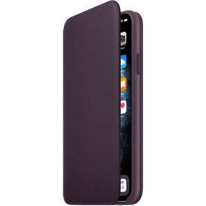 Apple Leather Folio Bookcase voor iPhone 11 Pro Max - Aubergine